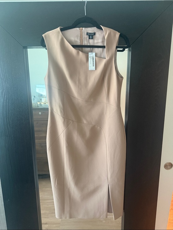 Karen Millen Dresses & Skirts - NWT Karen Millen Compact Stretch Pencil Midi Dress Camel UK 12 / US 8 Lined